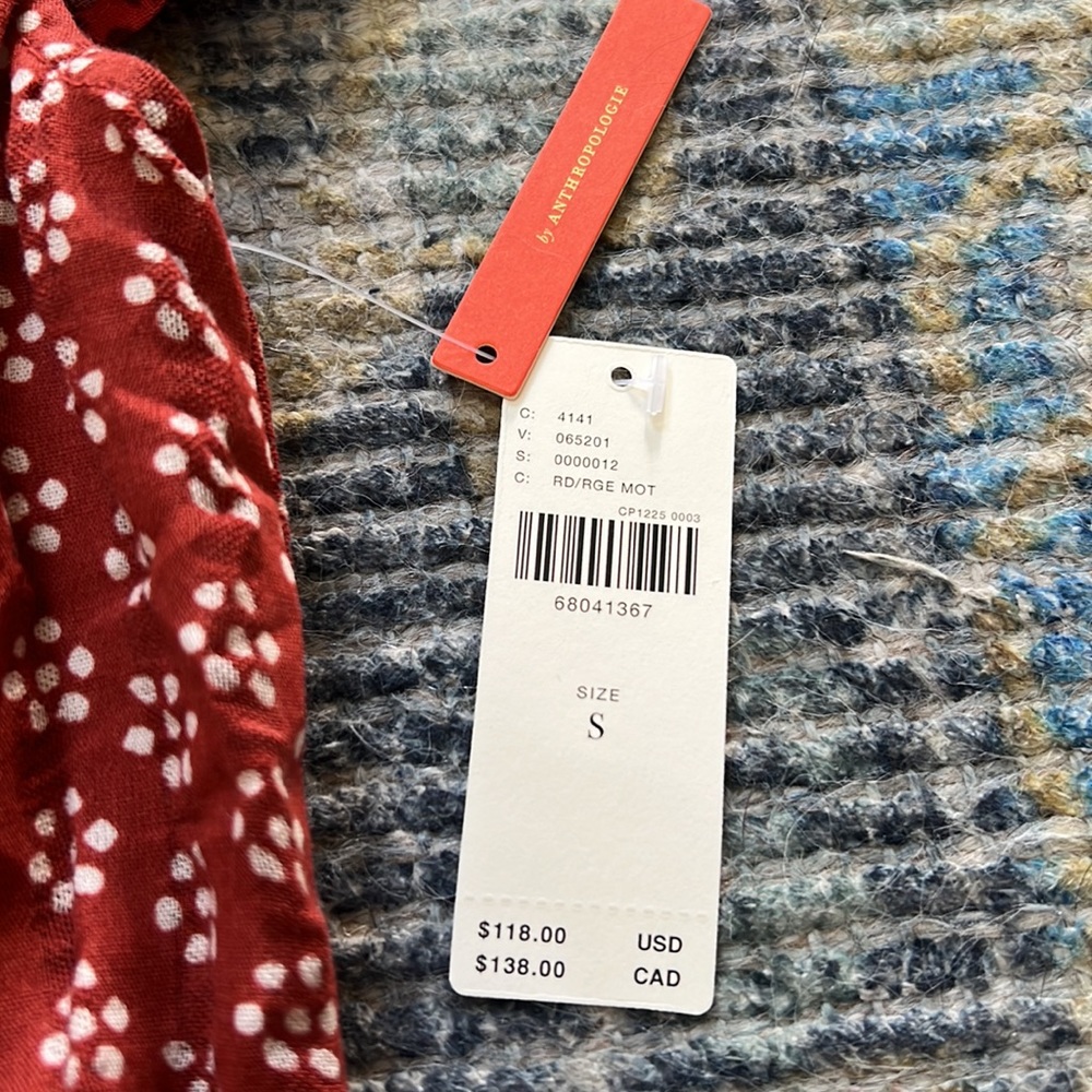 NWT Anthropologie 2 piece short set - size small - Picture 5 of 6